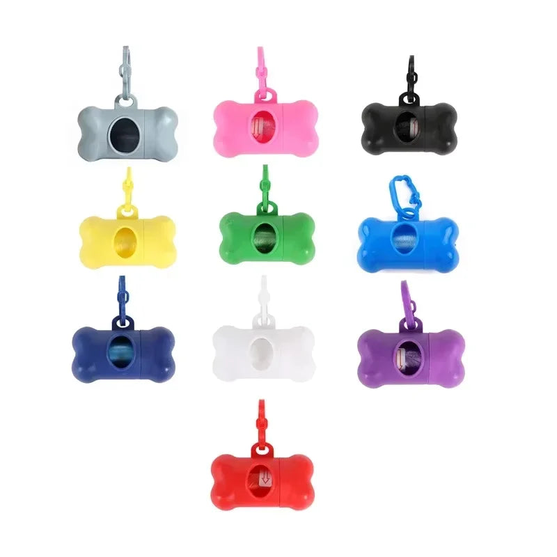 Bone-Shaped Pet Waste Bag Dispenser for Dogs - Convenient Cleaning Solution for Outdoor Use