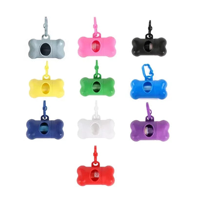 Bone-Shaped Pet Waste Bag Dispenser for Dogs - Convenient Cleaning Solution for Outdoor Use