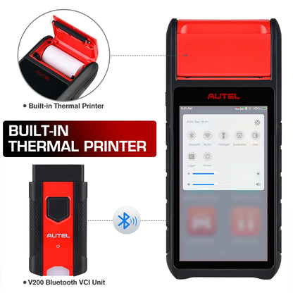  Maxibas BT608E Car Battery Tester Scanner 12V 24V 100-3000 CCA Battery Analyzer All System Diagnostic Battery Registration Tool
