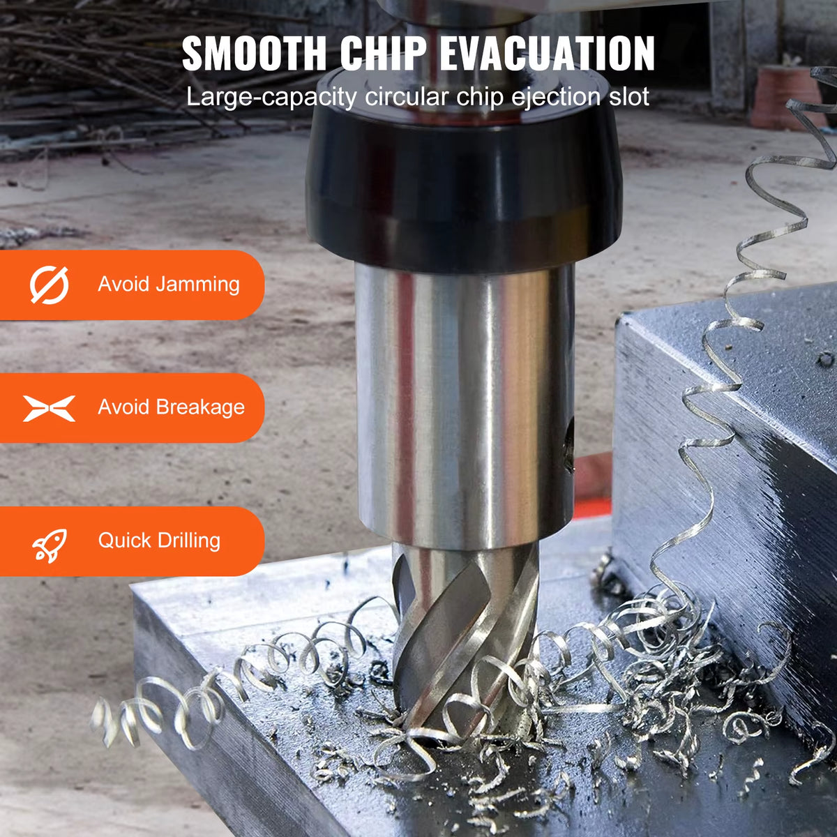 Succebuy Annular Cutter Set - 6-Piece and 13-Piece Weldon Shank Magnetic Drill Bits with 1" and 2" Cutting Depths