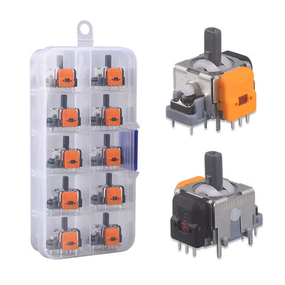 10PCS Hall Electromagnetic Joystick High Precision No Drifting Hall Effect Thumb Sticks Joystick Rocker Module for Ps4/Ps5/Xbox