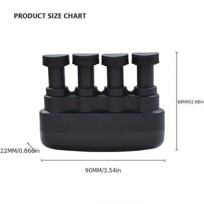 1PC Hand Exerciser–Improve Dexterity and Strength in Fingers, Hands, Forearms- Adjust Tension per Finger– Simulated Strings Help Develop Calluses- Comfortable Conditioning