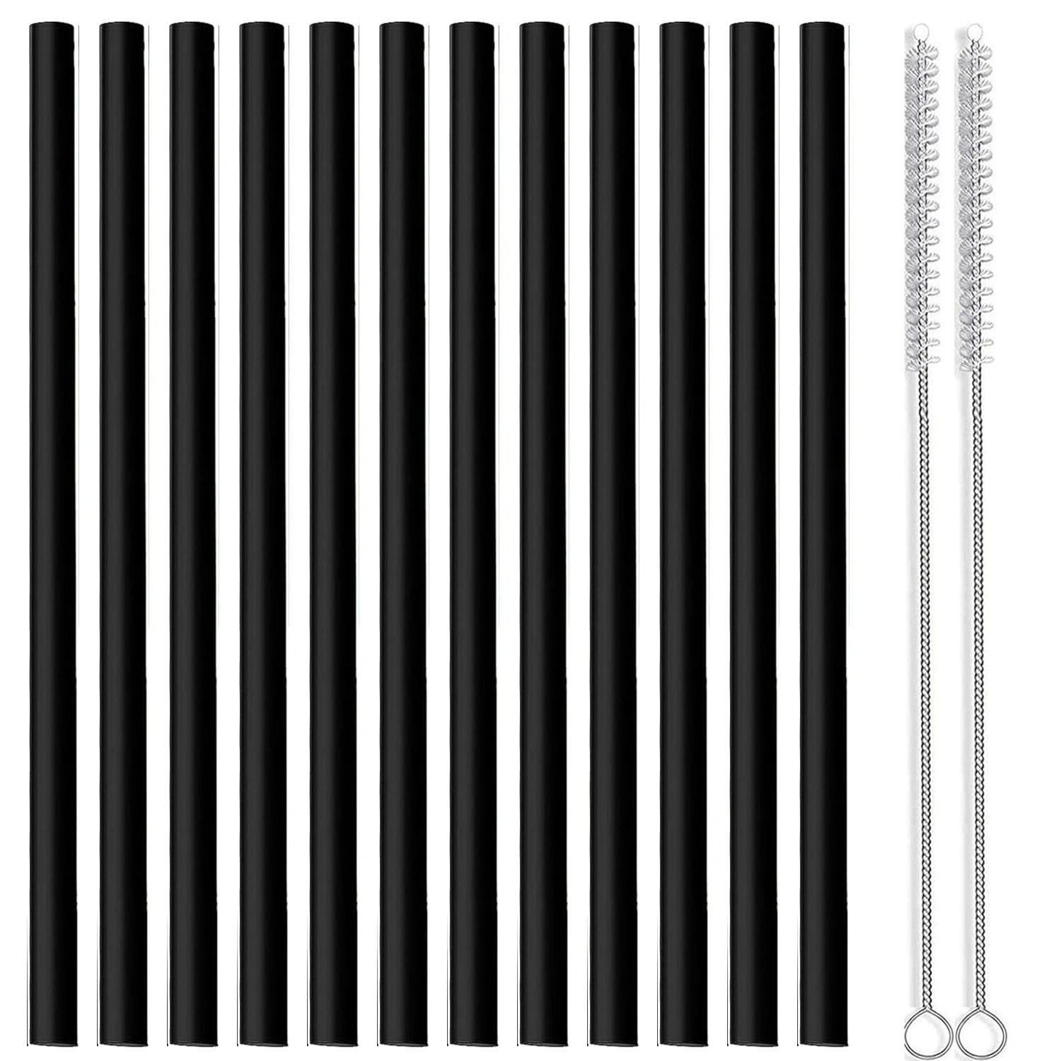 Set of 12 Long Color Replacement Straws for 40 Oz and 30 Oz Tumblers