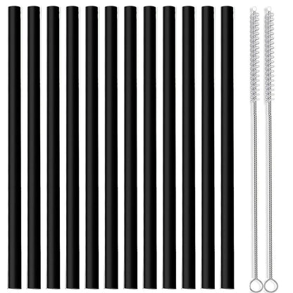 Set of 12 Long Color Replacement Straws for 40 Oz and 30 Oz Tumblers