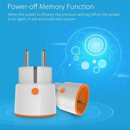 Smart Zigbee Plug Socket 3680W 16A Power Energy Monitoring Timer Switch EU Outlet Home Assistant Zigbee2Mqtt