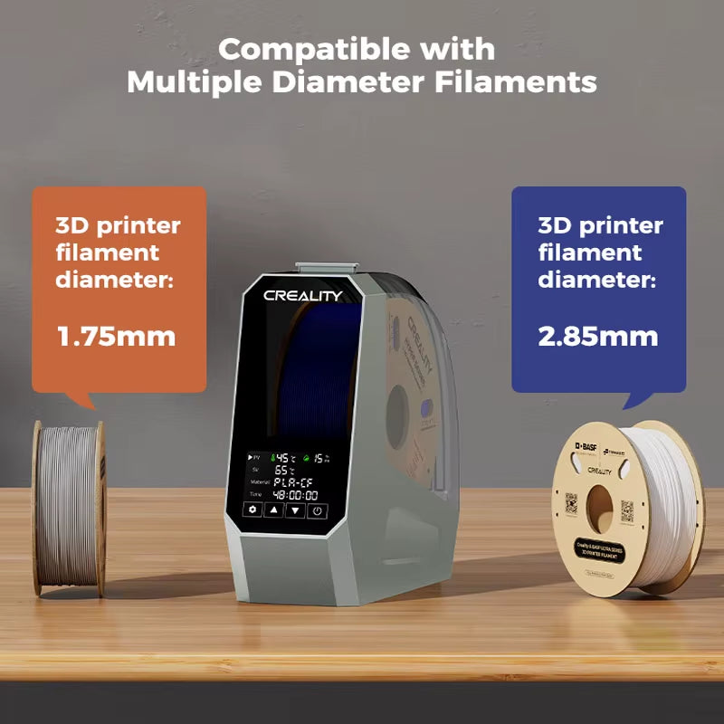 Creality Space Pi Filament Dryer Box Efficent Drying Adjustable 45℃-70℃ 360° Hot-Air Heating for Creality K1 / Ender 3 V3 SE