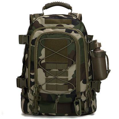 LQARMY 65L Tactical Outdoor Backpack for Men - Large Capacity Military-Grade Rucksack for Hiking, Camping, and Travel