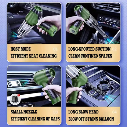 Car Wireless Vacuum Cleaner, Multi-Function Powerful Blowing and Suction, Household Handheld High-Power Dust Collector