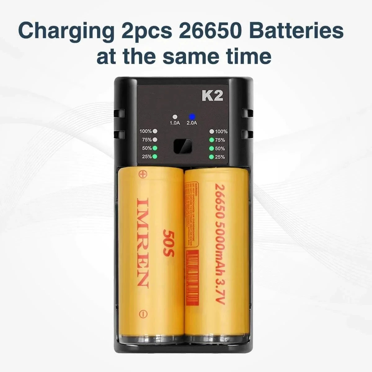 Dual-Slot Universal with USB Port Battery Charger Flashlight RC Toys Home Tools Rechargeable Battery Charger