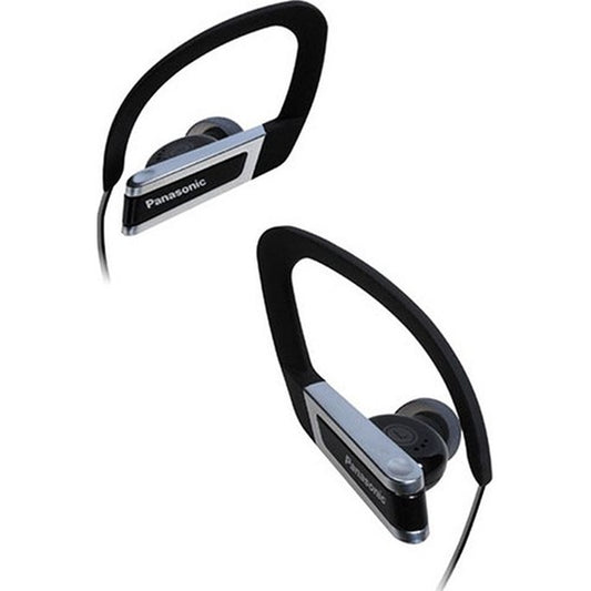 Panasonic Sports Clip Earphones W/ Iphone Contr (Black)
