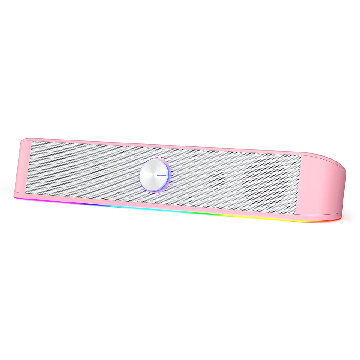 GS560 RGB Desktop Soundbar, 2.0 Channel Computer Speaker with Dynamic RGB Audio