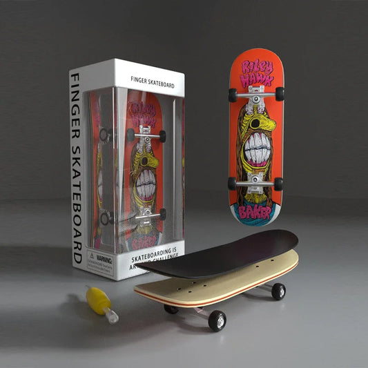 2025 New Toy Finger Skateboards Hobbies Novelty anti Stress Sensory Fingerboard Toys Mini Funny Gift for Kids Boy