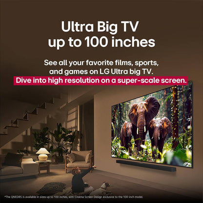 LG 50 Inch QNED82A QNED 4K UHD HDR10 LED Smart TV - 2025 Model