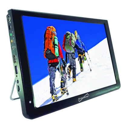 Supersonic 12" Portable Digital LED TV with USB & SD Inputs, 12 Volt ACDC Compatible for Rvs (SC-2812)