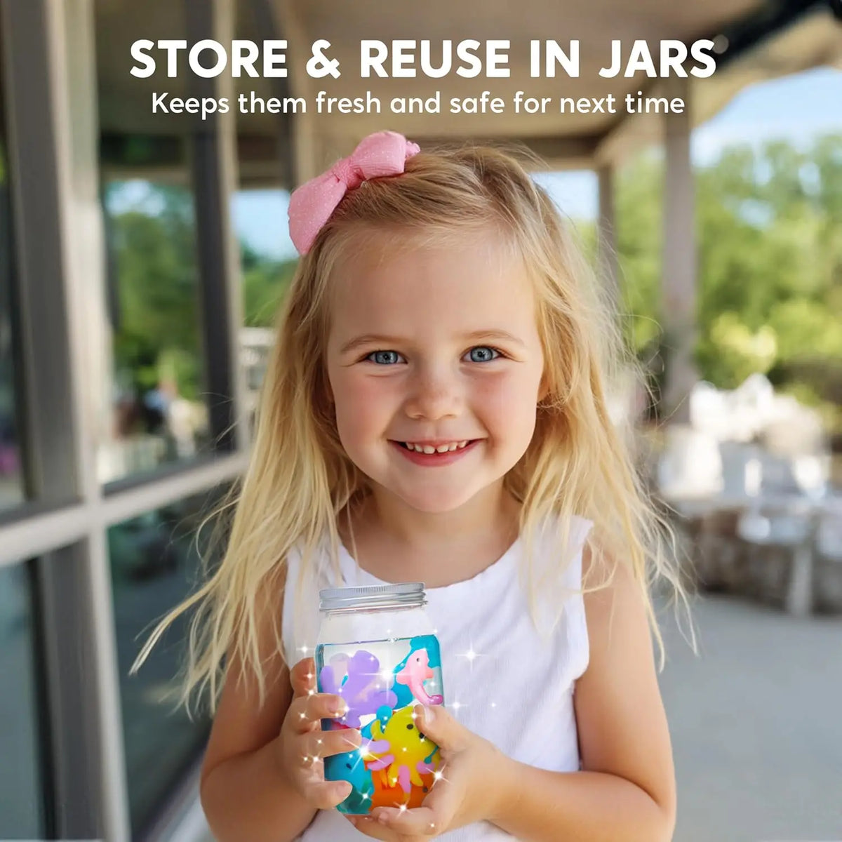 JOYFY Magic Fairy Water Gel Toy Kit with 10 Gel Preserving Bottles - Ideal for Kids' Parties and Birthday Gifts