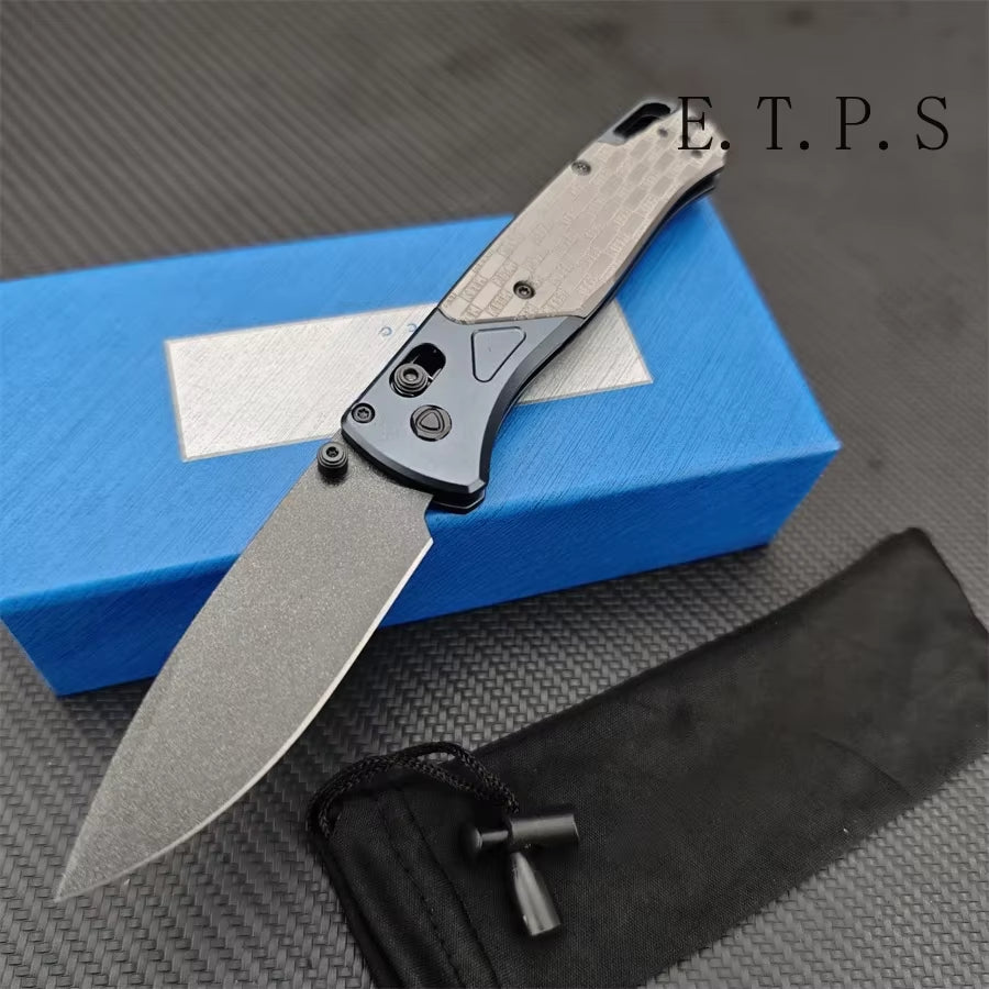 Kith Collaborates with BM for Limited Edition Bugout EDC Knife Featuring D2 Blade and Aluminum Handle - Ideal for Outdoor, Camping, and Hunting Use