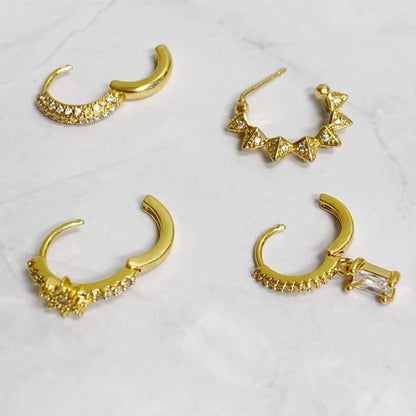 Edge in Shine Mini Hoop Set