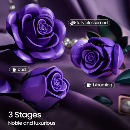 Roses Bouquet Building Blocks Set Artificial Flowers Home Decor Wedding Floral Bricks Toys Christmas Valentines Gift for Adults