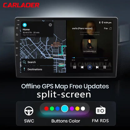 Android 14 4G 64G Multimedia Car Radio Carplay Auto Player GPS Navigation for Toyota Hyundai Nissan Kia LADA FIAT VW 9 10 Inch
