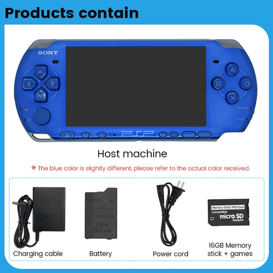 Original Sony Psp 3000 Handheld Game Console (PSP-3006)  PSP3000 Game Console+(Free Games)