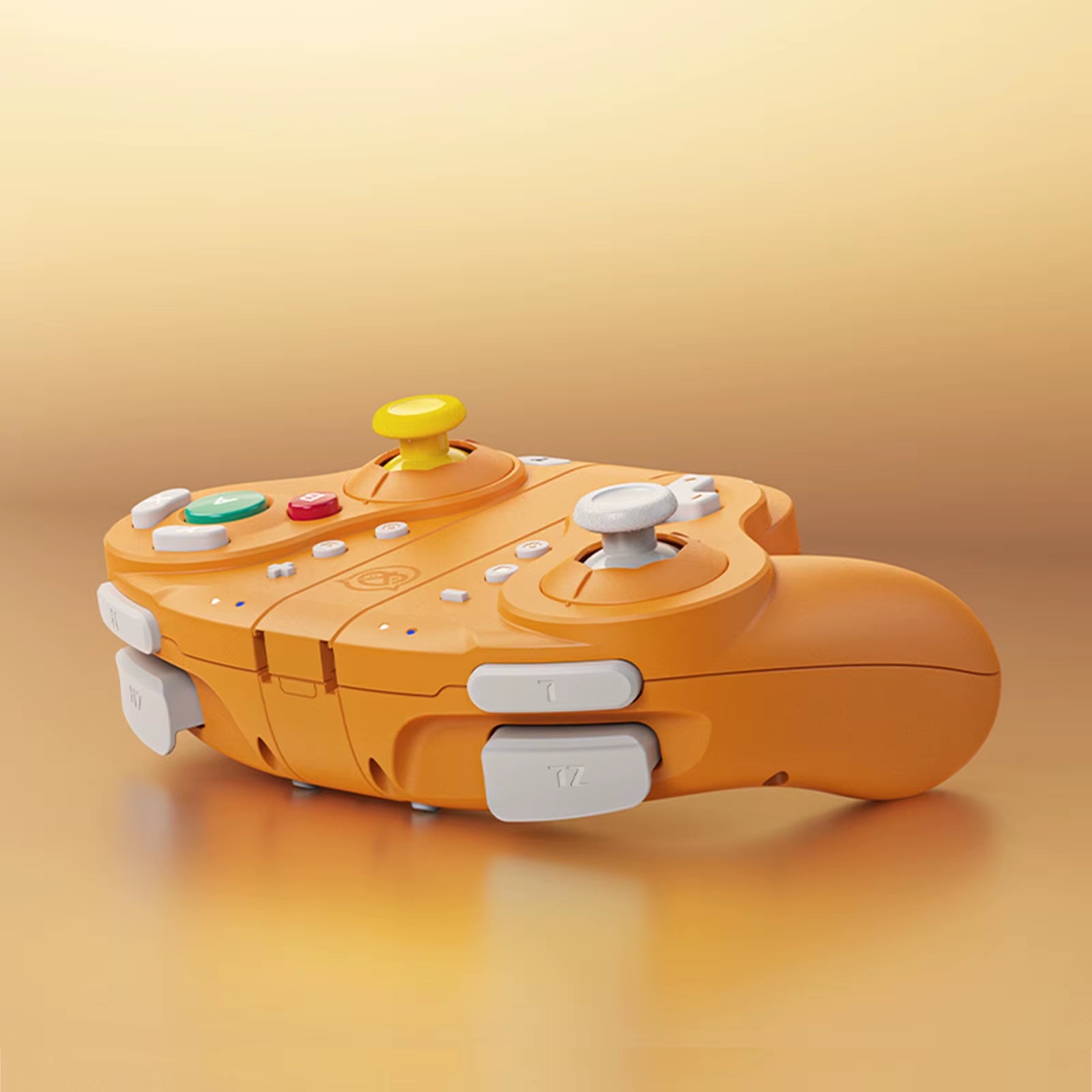 NYXI Wizard  Joystick Wireless Game Controller Orange Gamepad with RGB Lights for Nintendo Switch PC Controller