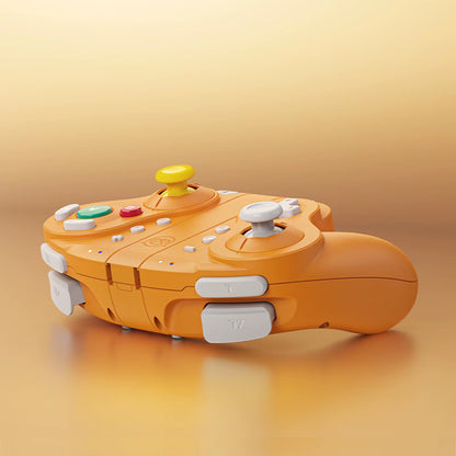 NYXI Wizard  Joystick Wireless Game Controller Orange Gamepad with RGB Lights for Nintendo Switch PC Controller