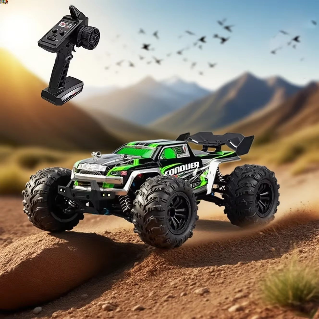 2025 New 1:16 Scale Large RC Cars 50Km/H High Speed RC Cars Toys for Boys Remote Control Car 2.4G 4WD off Road Monster Truck