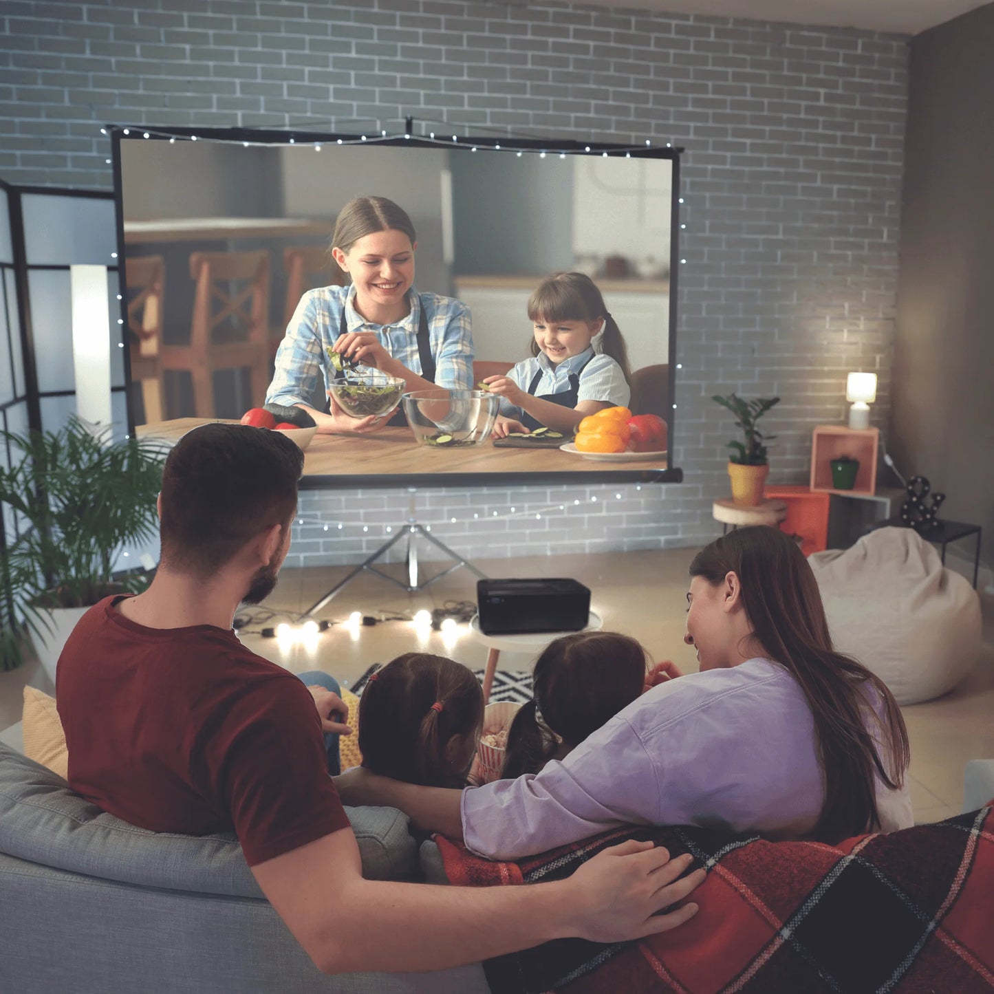 Emerson 150" Home Theater LCD Projector with 720P and Built-In Speaker