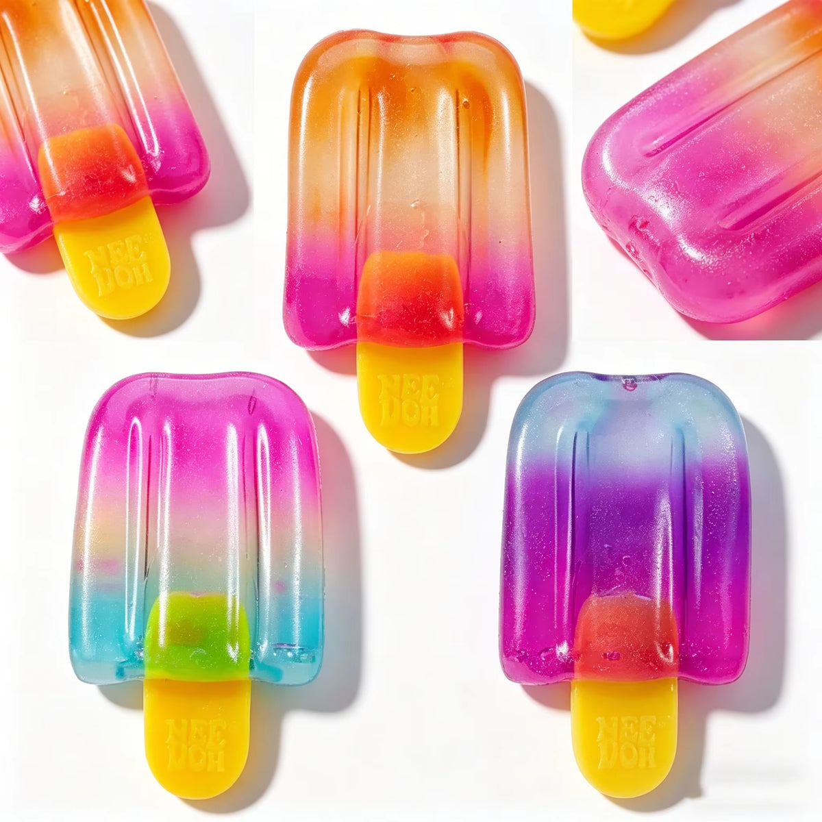 Ice Cream-Themed Slow Rebound Fidget Toys for Stress Relief and Sensory Stimulation - Ideal for Birthdays and Party Favors