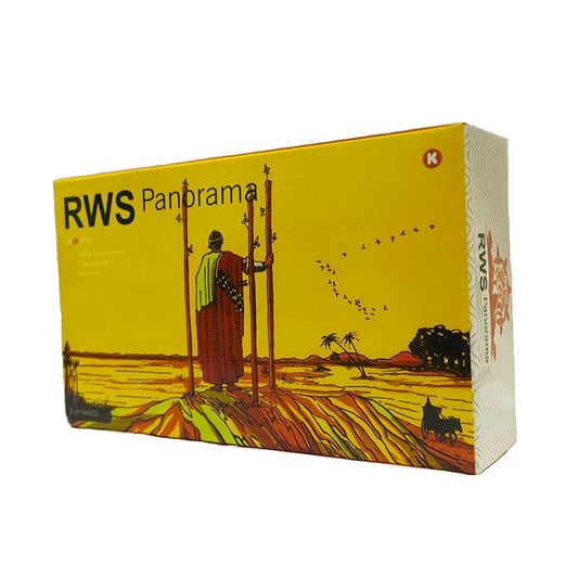 10.3*6Cm RWS Panorama Tarot Cards a 78 Pcs Cards Deck When Wide Angle Lens Show You New Perspective of RWS