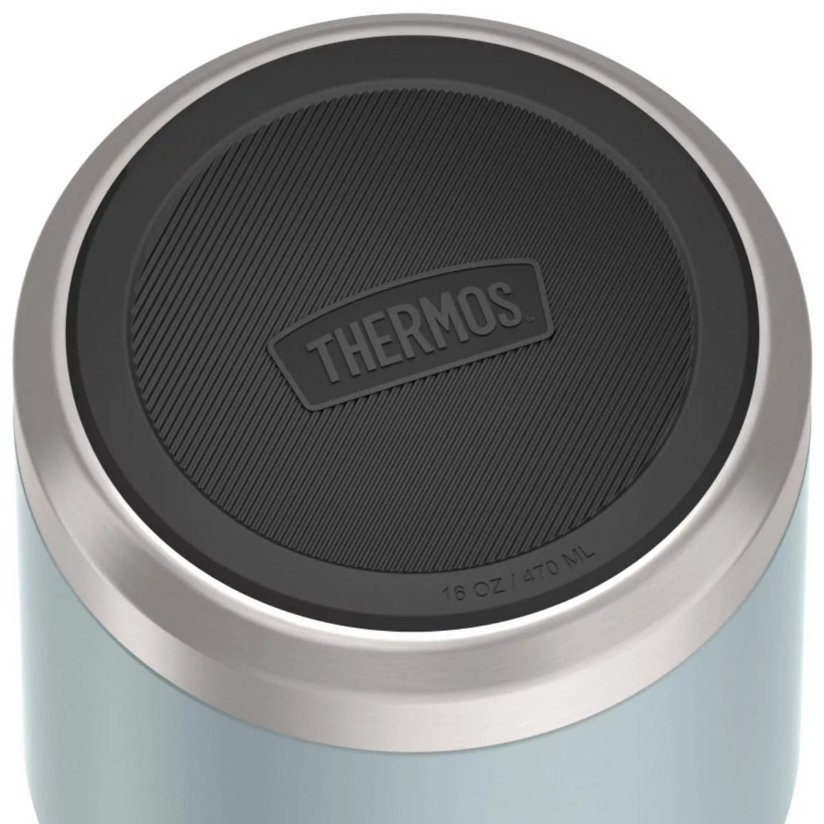 16 oz Stainless Steel Food Storage Container with Spoon