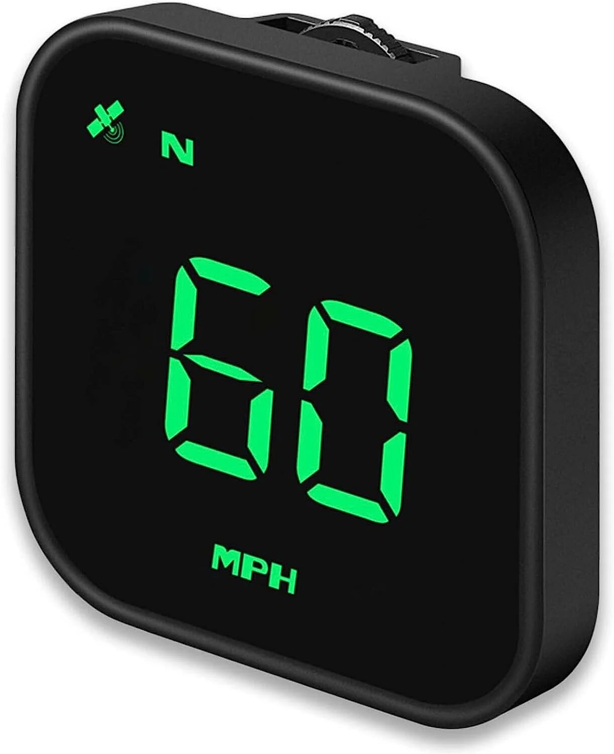 Digital Car HUD GPS Speedometer Head up Display MPH KMH Compass Overspeed Alarm