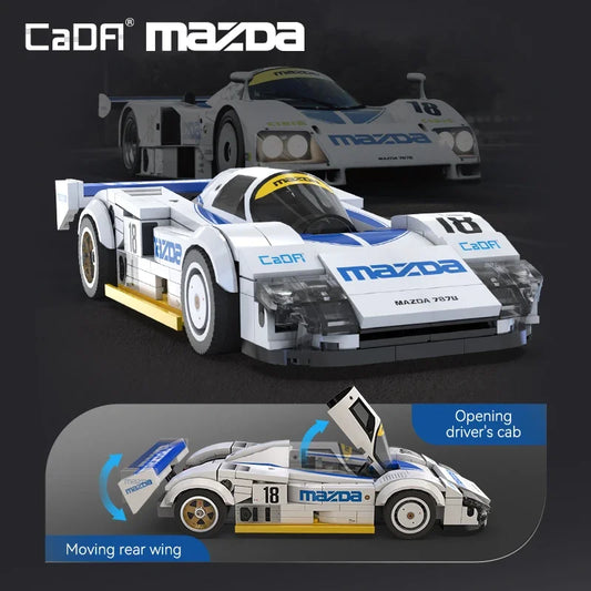 1:24 Technical Drift Racing Car C42 Sports Car Model Building Blocks City Endurance Sports-Car Bricks Toys for Kid Gifts