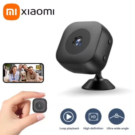 Xiaomi Mini Camera 4K Wifi IP/AP Remote Monitoring Mobile Detection Camcorder Portable Smart Home Surveillance Security Camera