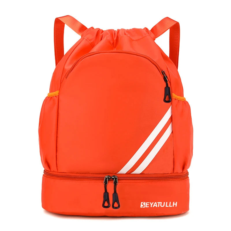 Fitness Backpack Gym Bag Sport Basketball Backpack Travel Outdoor Pack Waterproof Swimming Bag Pouch Hiking Climbing Mochila