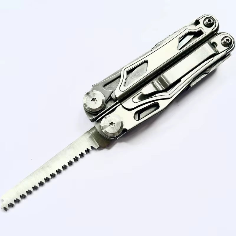 Daicamping DL1 Multifunctional Multi-Tool: Extra Cutter Scissors, Saw, Clamp, and Folding Knife