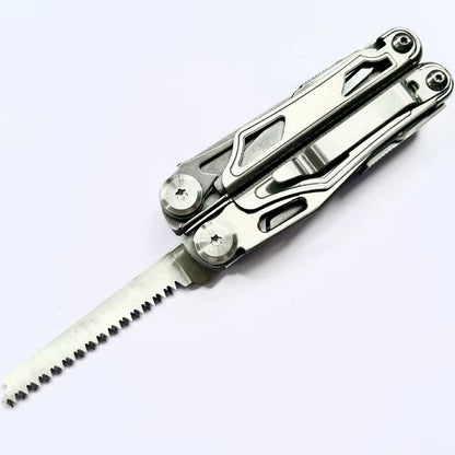 Daicamping DL1 Multifunctional Multi-Tool: Extra Cutter Scissors, Saw, Clamp, and Folding Knife