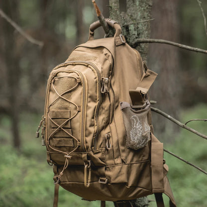 LQARMY 65L Tactical Outdoor Backpack for Men - Large Capacity Military-Grade Rucksack for Hiking, Camping, and Travel