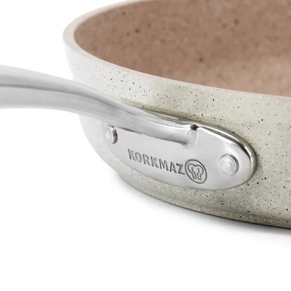 Korkmaz Granita 9.5-Inch Non-Stick Aluminum Fry Pan and Tava