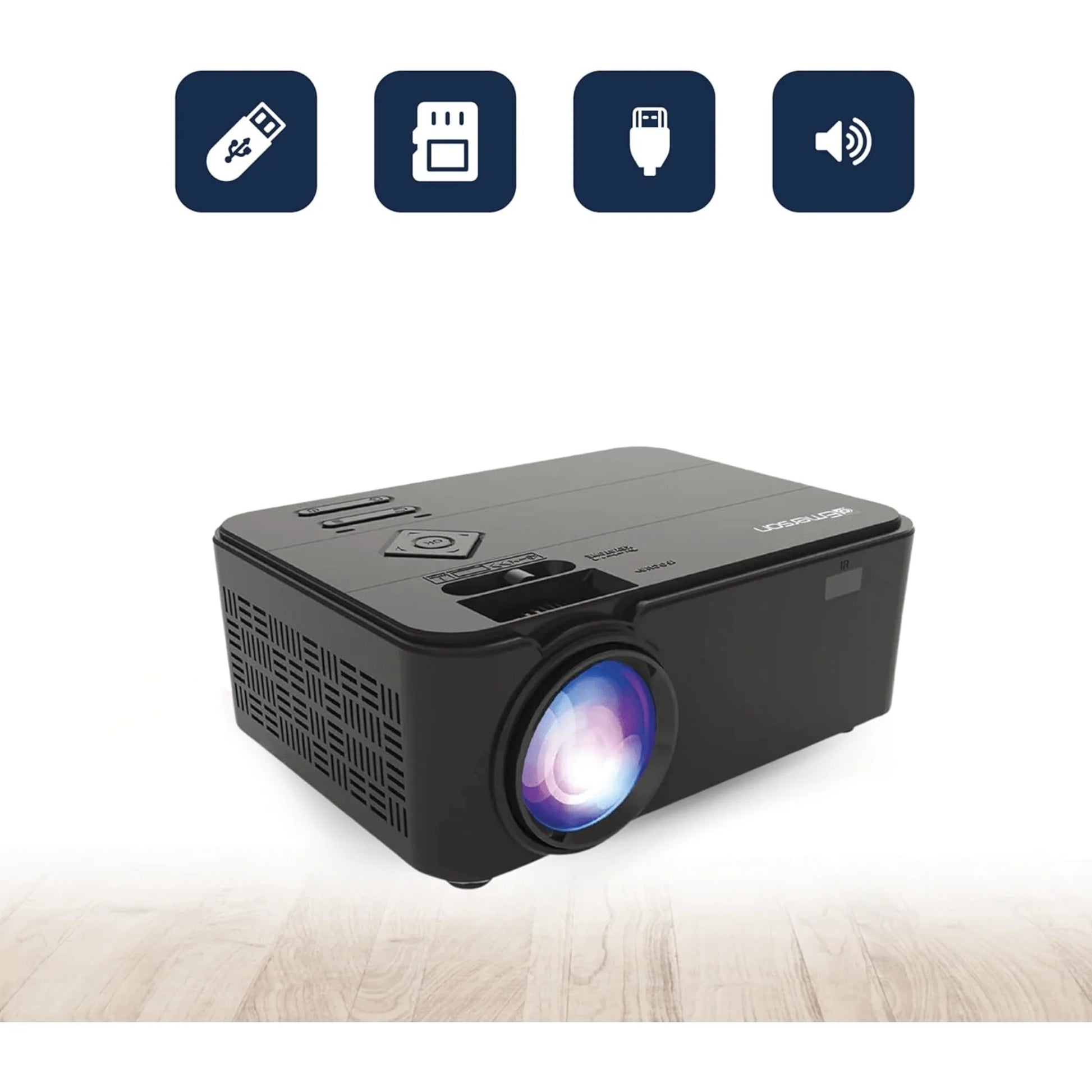 Emerson 150" Home Theater LCD Projector with 720P and Built-In Speaker