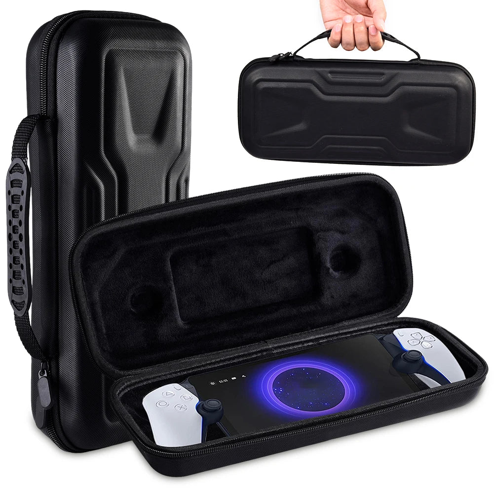 Carrying Case for PS5 Portal Case EVA Hard Carrying Case Storage Bag Anti-Scratch Travel Carry Handbag for Playstation 5 Portal