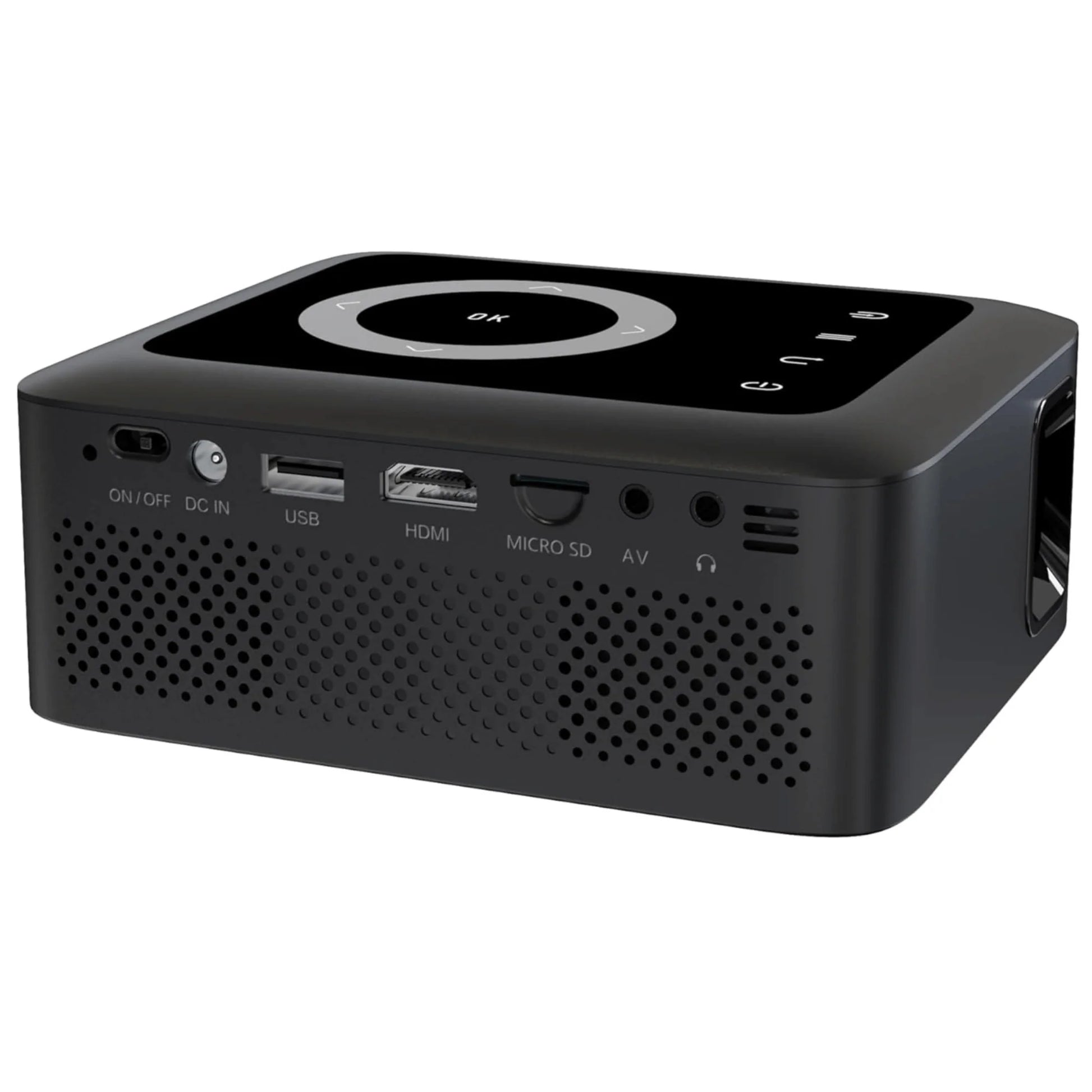 Supersonic Ultimate Soundbar Projector Combo with Built-In Bluetooth and RGB LED Lights