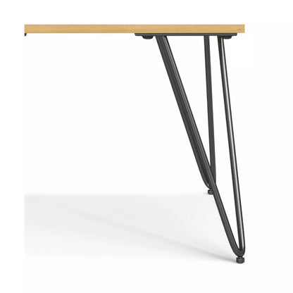Moreno Contemporary End Table - Oak Veneer