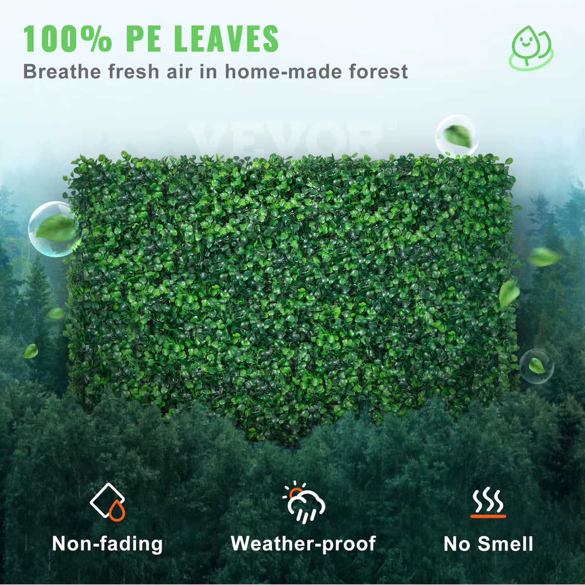 Succebuy Artificial Boxwood Hedge Wall Panels - 24 Pieces, 20x20/24x16 Inches, Green Grass Backdrop for Decorative Use
