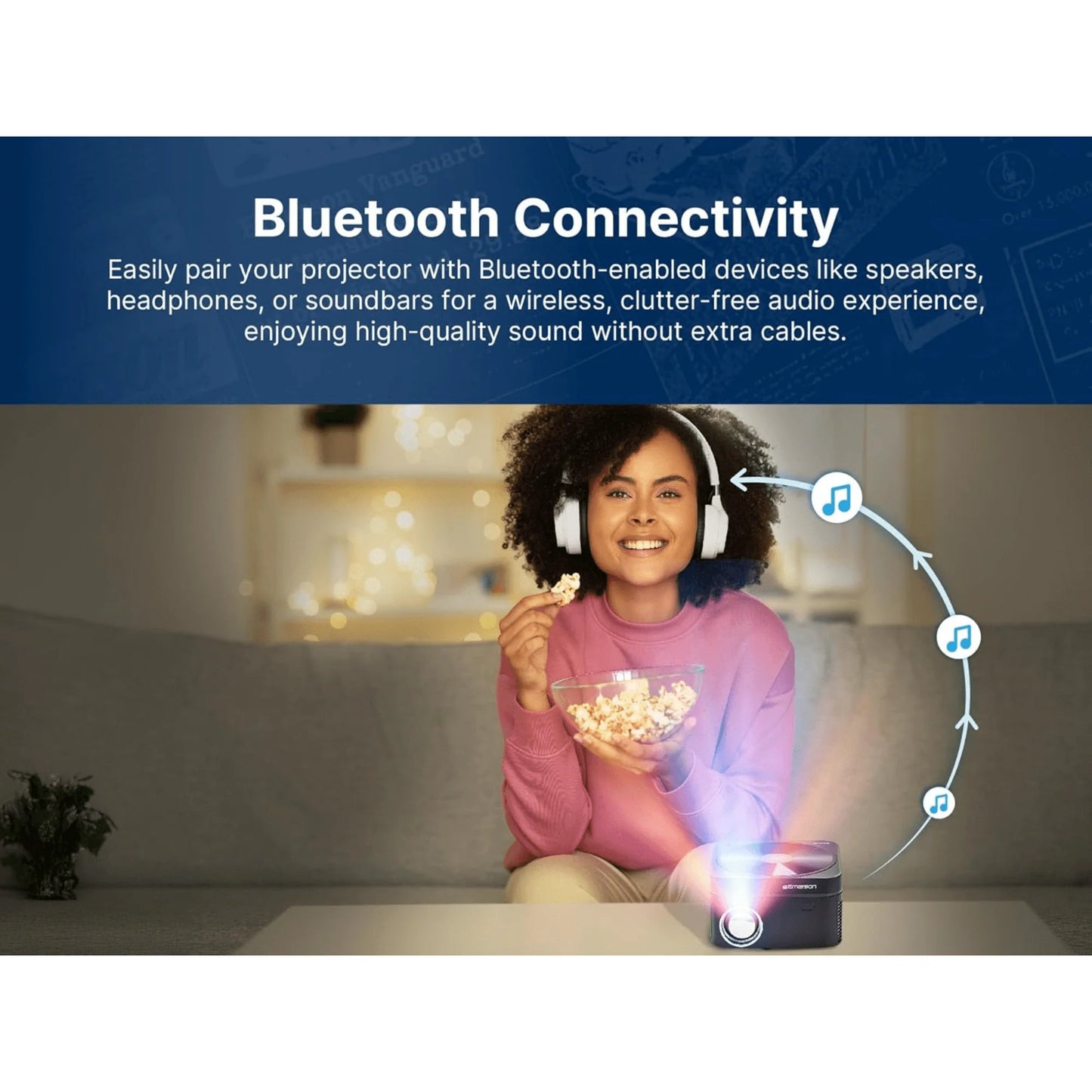 Emerson 120" Home Theater LCD Projector Combo with Built-In DVD Player