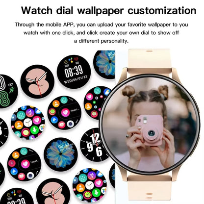 Pro New Women Delicacy Bluetooth Call Smart Watch Health Tracking Bluetooth Call Alarm Clock Smartwatches Men Smartwatch Sports