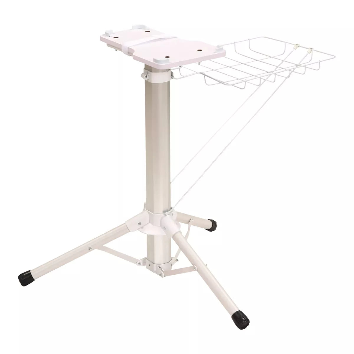 Heavy-Duty Adjustable Steam Press Stand - 26" x 30.5" x 24", Black