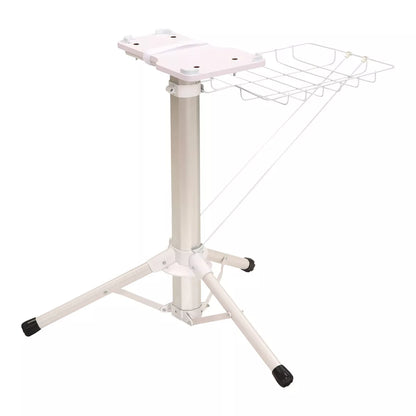 Heavy-Duty Adjustable Steam Press Stand - 26" x 30.5" x 24", Black
