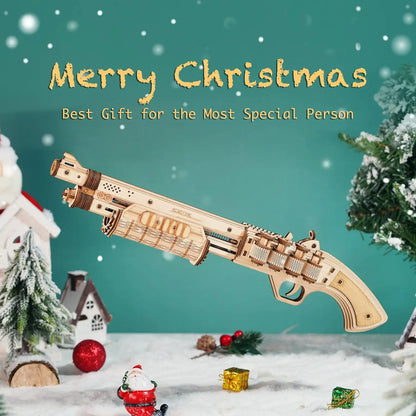 Robotime Rokr Corsac M60 3D Wooden Puzzle Mechanical Model Kit for Children Ages 14 and Up - Ideal Christmas Gift