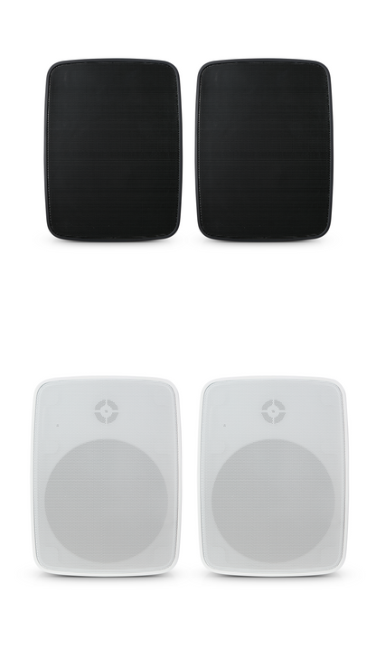 Soundpro Dual Bluetooth Weatherproof Indoor & Outdoor Wall-Mount Loudspeakers